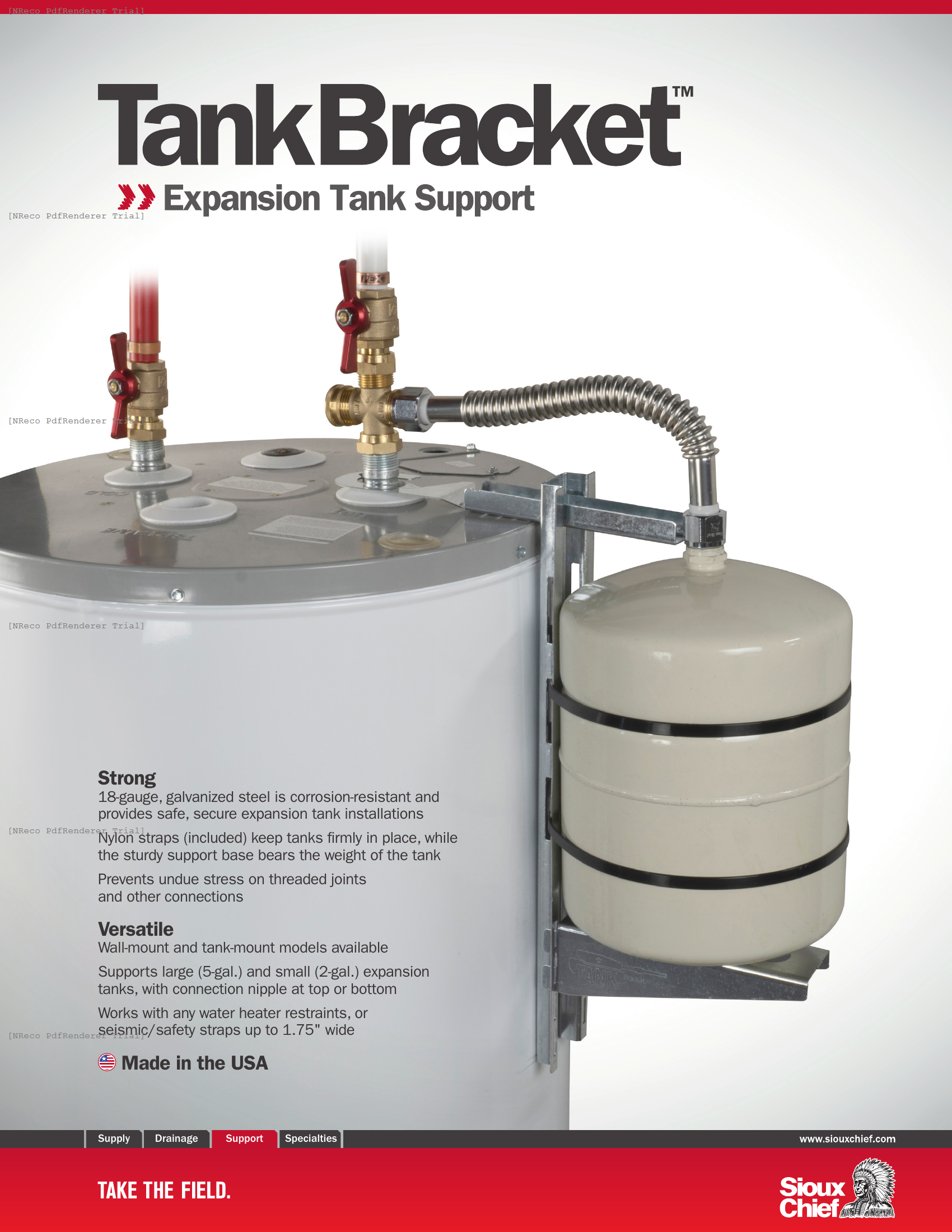 TANKBRACKET - EXPANSION TANK SUPPORT - BROCHURE.PDF Brochure Document